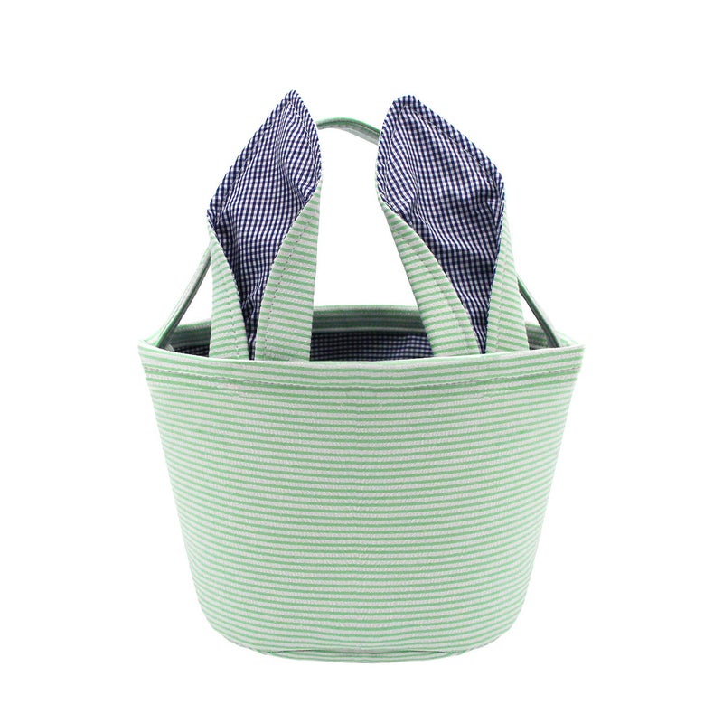 NaFurAhi Lxitol Easter Bunny Ears Bags - Green, Kids (9 inches x 6) - Image 1